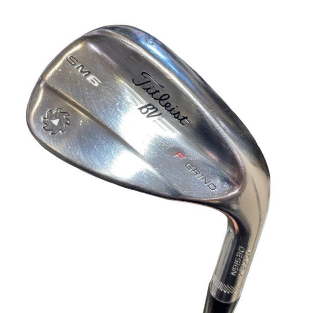 【中古】 タイトリスト VOKEY SPIN MILLED SM6 ツアークロム 52°/12°F ウェッジ WG 純正特注シャフト (フレックスX) メンズ 男性用 右利き 右用 Cランク ゴルフクラブ