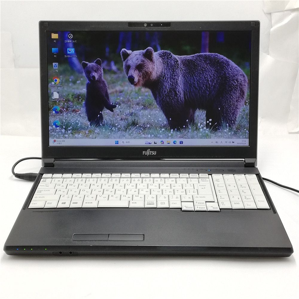 高性能 Wi-Fi有 中古ノートパソコン 富士通 A5510/D Core i5 10310U 8GB 256GB 高速SSD DVDマルチ 無線 Bluetooth カメラ Windows11 Office
