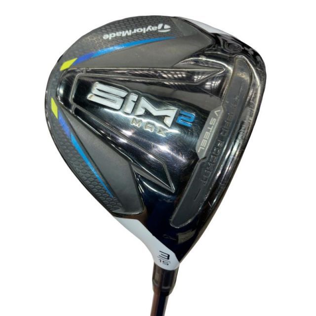 【中古】 テーラーメイド SIM2 MAX 3W USA フェアウェイウッド FW VENTUS BLUE 6(TM) FW (フレックスS) メンズ 男性用 右利き 右用 Cランク ゴルフクラブ