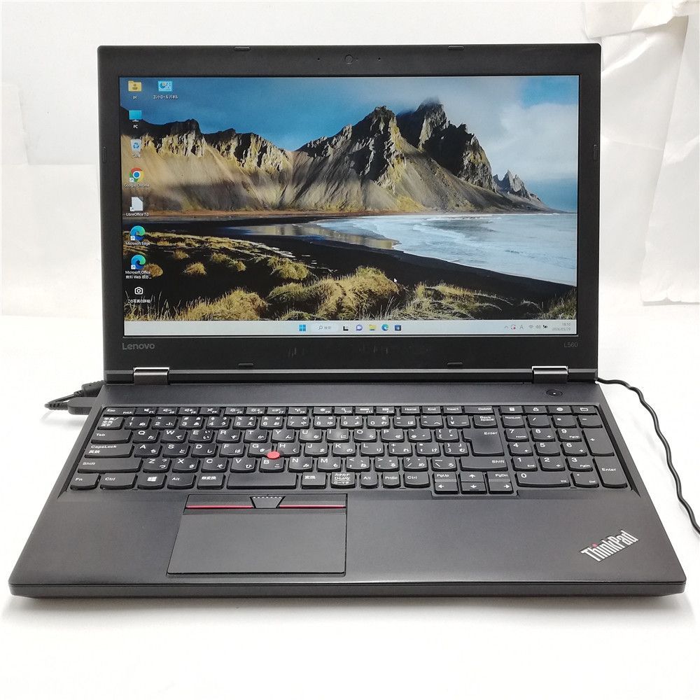 激安 初心者向け Wi-Fi有 レノボ 中古ノートパソコン Lenovo L560 Core i3 8GB DVDマルチ 無線LAN Bluetooth Windows11 Office済 即使用可