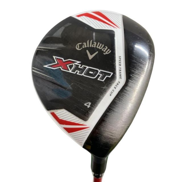 【中古】 キャロウェイ X HOT 4W USA フェアウェイウッド FW リシャフト (フレックスその他) メンズ 男性用 右利き 右用 Cランク ゴルフクラブ
