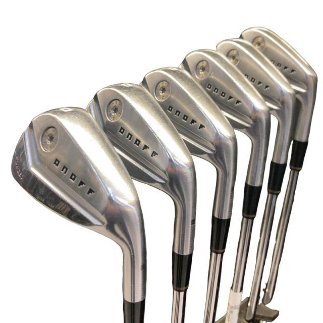 【中古】 ダイワ(グローブライド) ONOFF FORGED(2022) KURO 7S アイアンセット IR Dynamic Gold (フレックスS) メンズ 男性用 右利き 右用 Cランク ゴルフクラブ