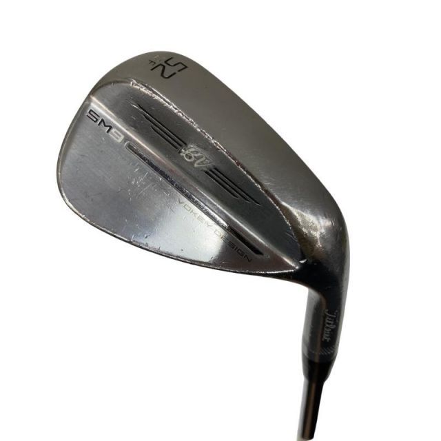 【中古】 タイトリスト VOKEY SPIN MILLED SM9 ツアークロム 52°/12°F ウェッジ WG BV 105 (フレックスその他) メンズ 男性用 右利き 右用 Dランク ゴルフクラブ