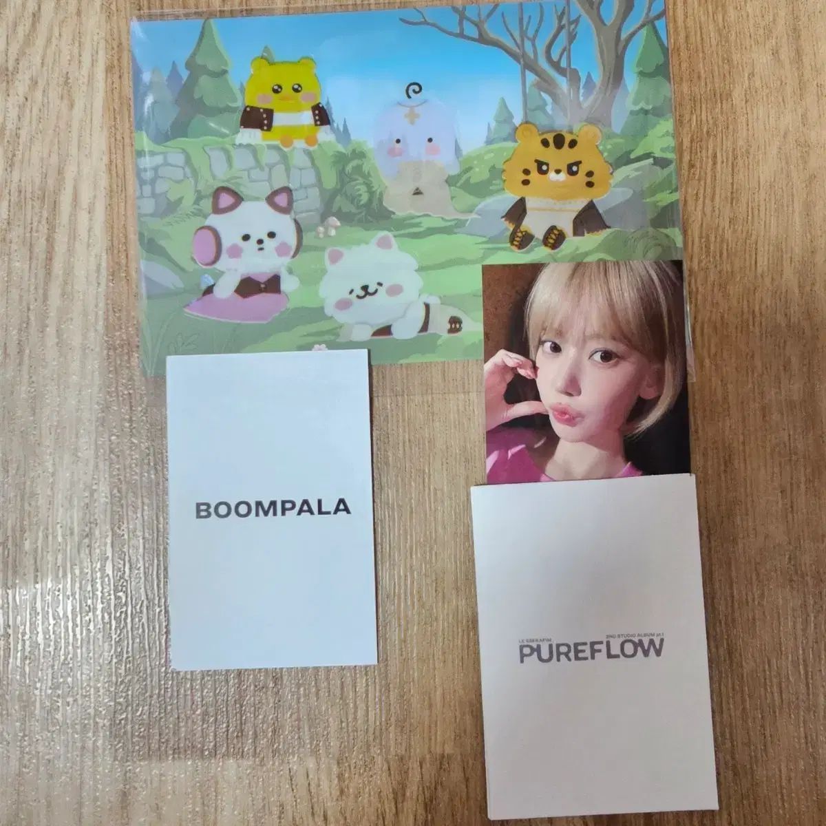 LE SSERAFIM（ルセラフィム） BOOM 2週目 サクラ 公開番組サノク トレカ