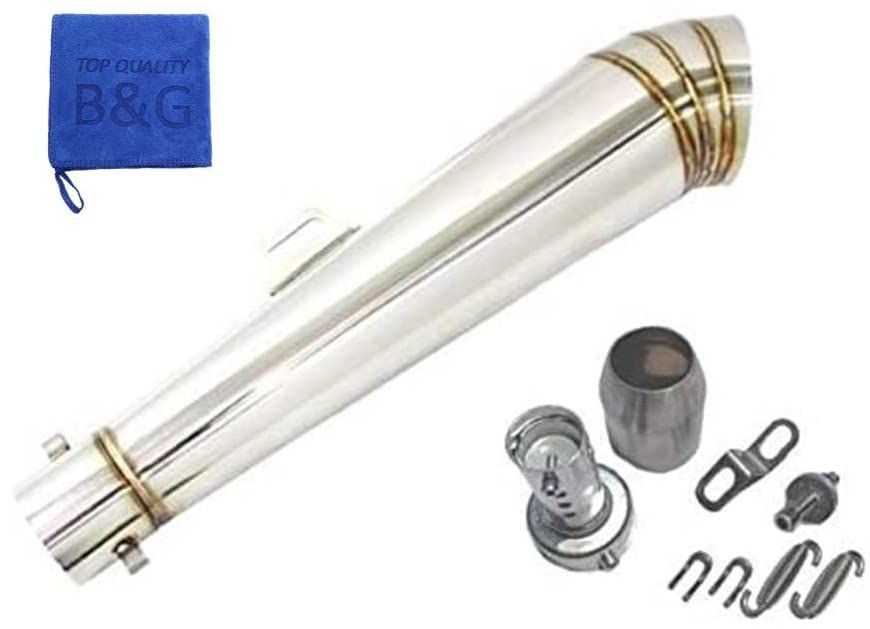 コニカル GP サイレンサー φ50.8mm 汎用 メガホン ステンレス スリップオン CBR250R ジェイド 400SF CB400 ニンジャ ninja ゼファー400 マフラー★m