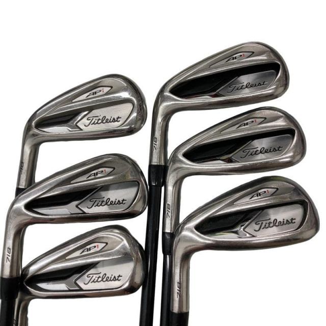 【中古】 タイトリスト Titleist AP1 718 6S レフティ アイアンセット IR Titleist MCI 60(718) (フレックスR) メンズ 男性用 左利き レフティ 左用 Cランク ゴルフクラブ
