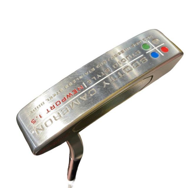【中古】 タイトリスト SCOTTY CAMERON STUDIO STYLE NEWPORT 1.5 35インチ パター PT スチール (フレックスその他) メンズ 男性用 右利き 右用 Dランク ゴルフクラブ
