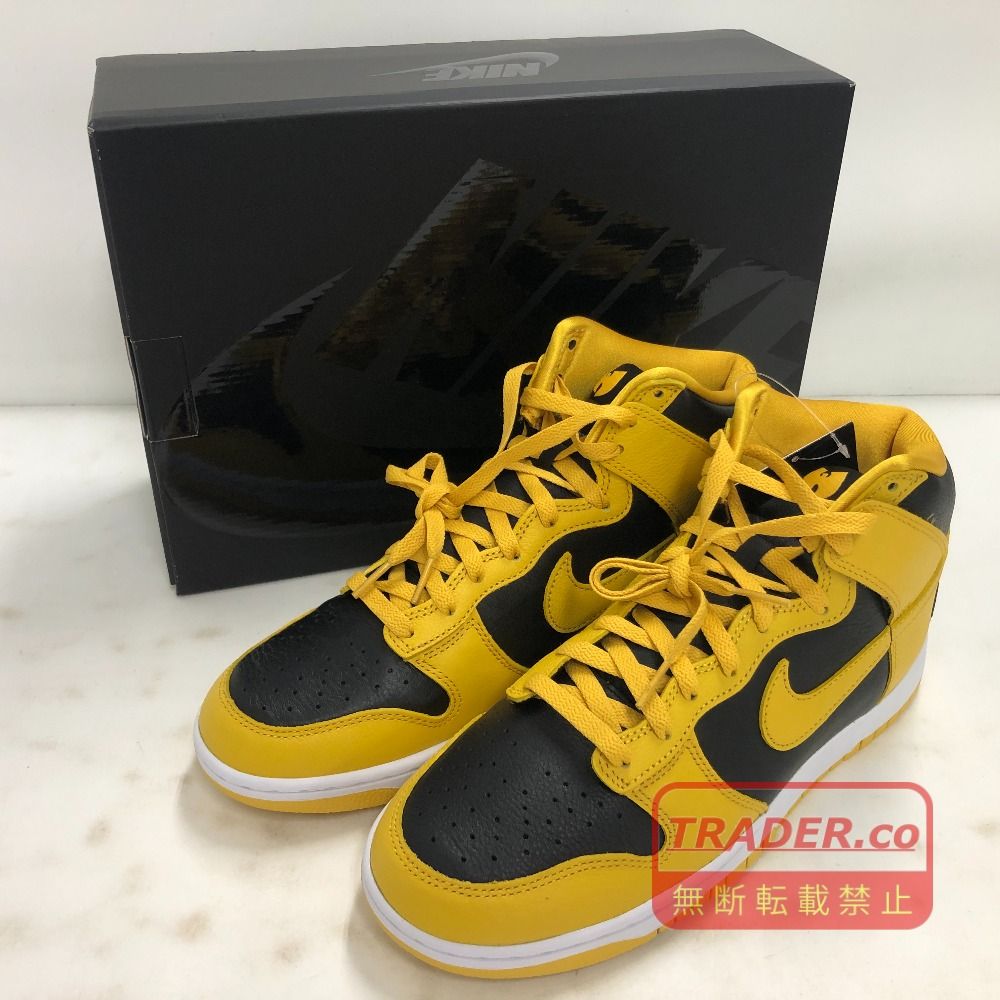02w25234 ナイキ NIKE × Wu-Tang DUNK HIGH RETRO PREMIUM イエロー