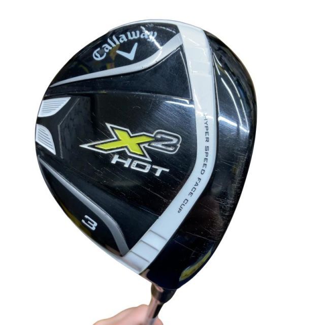 【中古】 キャロウェイ X2 HOT 3W フェアウェイウッド FW X2 HOT(フェアウェイ) (フレックスS) メンズ 男性用 右利き 右用 Cランク ゴルフクラブ
