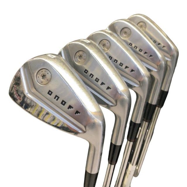 【中古】 ダイワ(グローブライド) ONOFF FORGED(2022) KURO 5S アイアンセット IR NS PRO MODUS3 SYSTEM3 TOUR125 (フレックスS) メンズ 男性用 右利き 右用 Cランク ゴルフクラブ