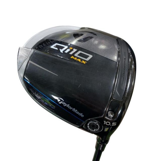 【中古】 テーラーメイド Qi10 MAX 10.5° ドライバー DR Diamana BLUE TM50(Qi10 DR) (フレックスSR) メンズ 男性用 右利き 右用 Cランク ゴルフクラブ