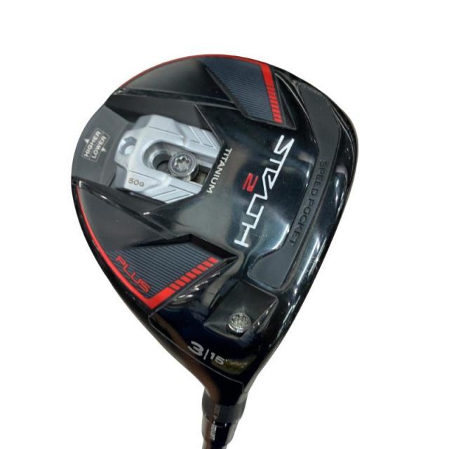 【中古】 テーラーメイド STEALTH2 PLUS 3W フェアウェイウッド FW Diamana TM50(FW) (フレックスS) メンズ 男性用 右利き 右用 Cランク ゴルフクラブ