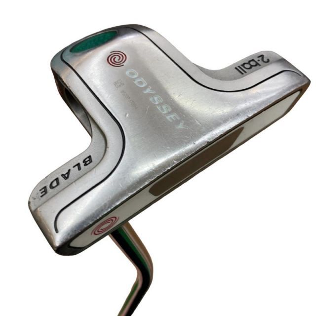 【中古】 オデッセイ WHITE STEEL 2・ball BLADE 32インチ パター PT スチール (フレックスその他) メンズ 男性用 右利き 右用 Dランク ゴルフクラブ