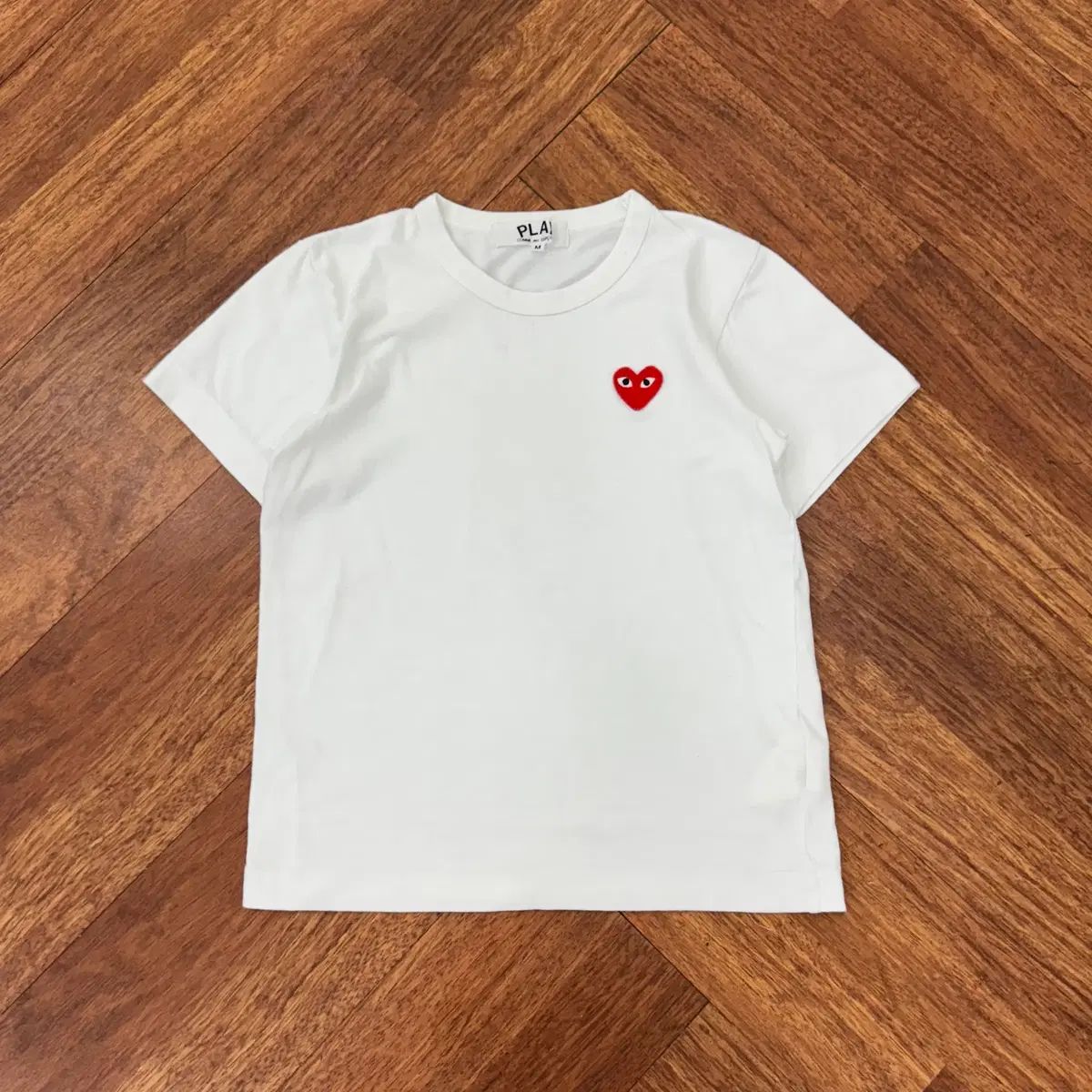 レディース M コム・デ・ギャルソン PLAY 基本 半袖 Tシャツ