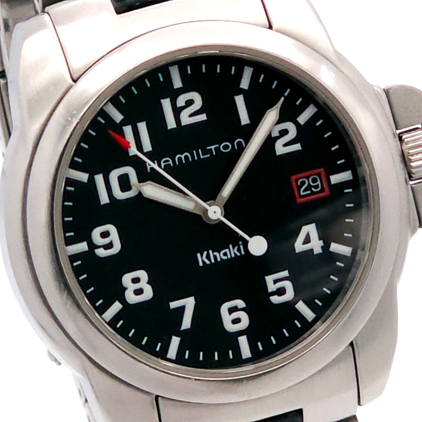 ★良品 HAMILTON ハミルトン カーキ 6309 QZ 動作品