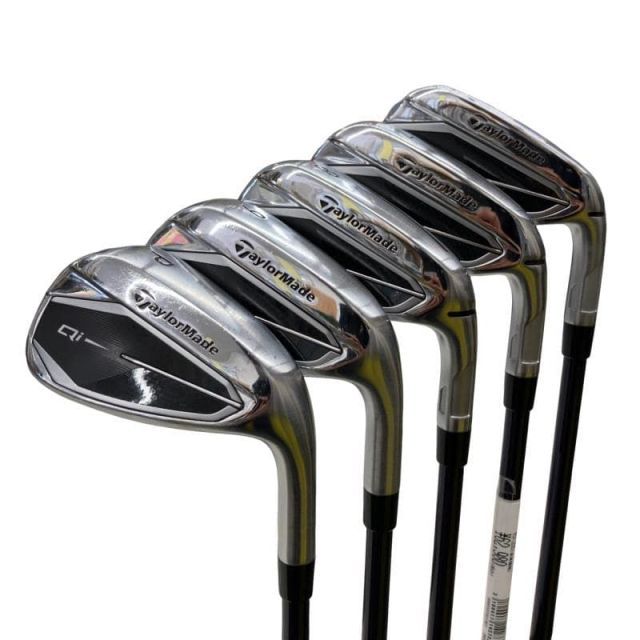 【中古】 テーラーメイド Qi 5S アイアンセット IR Diamana BLUE TM60(Qi IR) (フレックスR) メンズ 男性用 右利き 右用 Cランク ゴルフクラブ