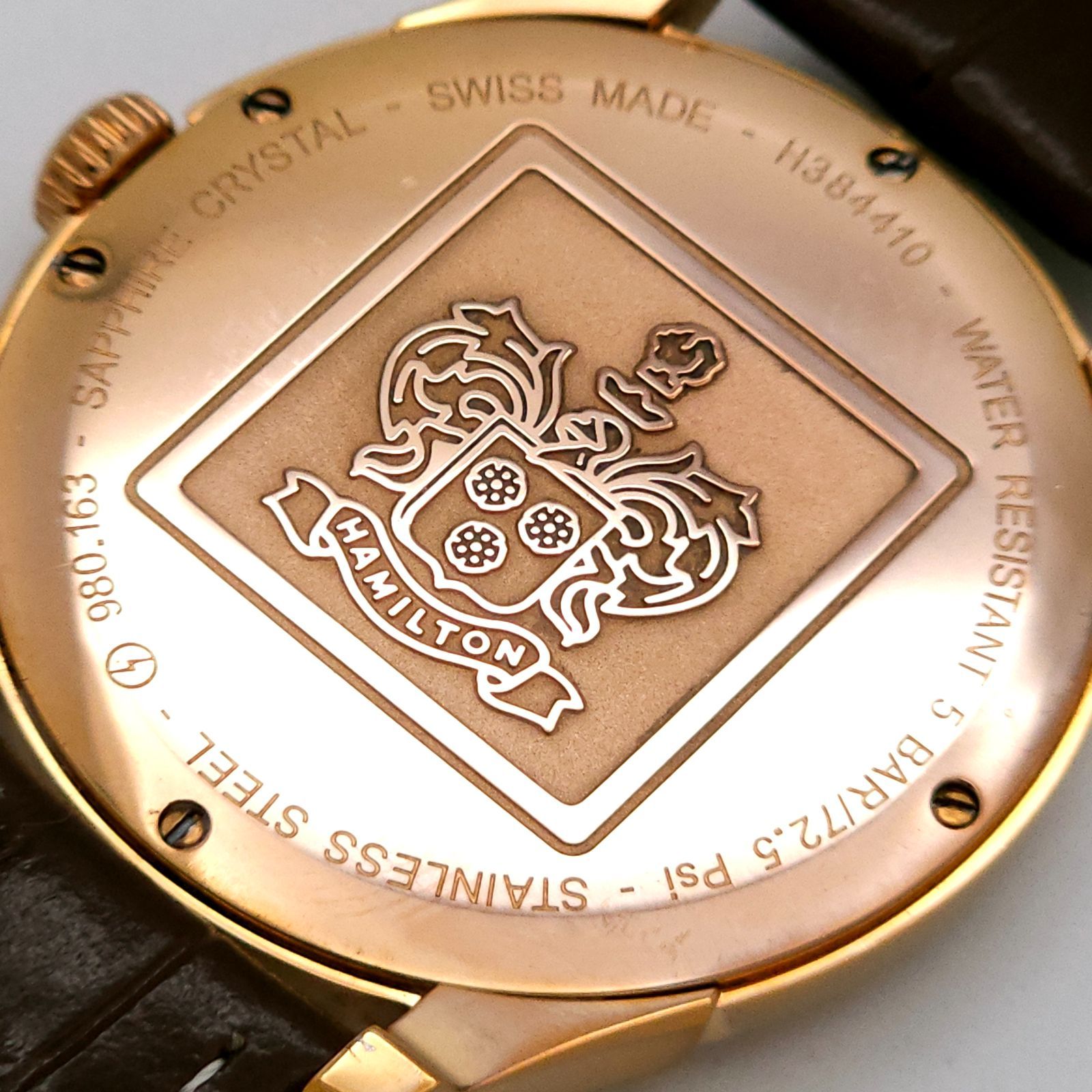 ☆良品 HAMILTON ハミルトン ジャズマスター シンライン H384410 QZ