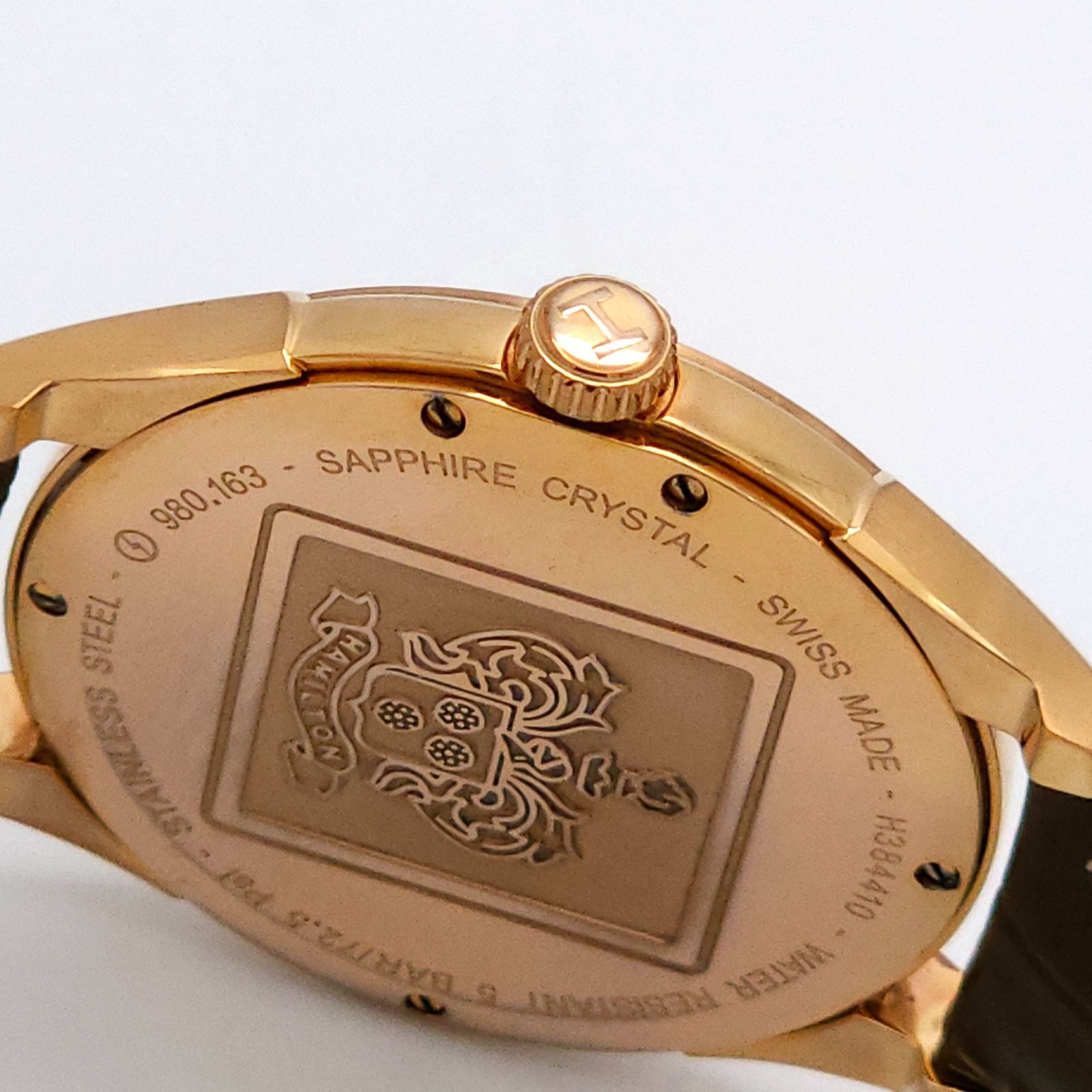 ☆良品 HAMILTON ハミルトン ジャズマスター シンライン H384410 QZ