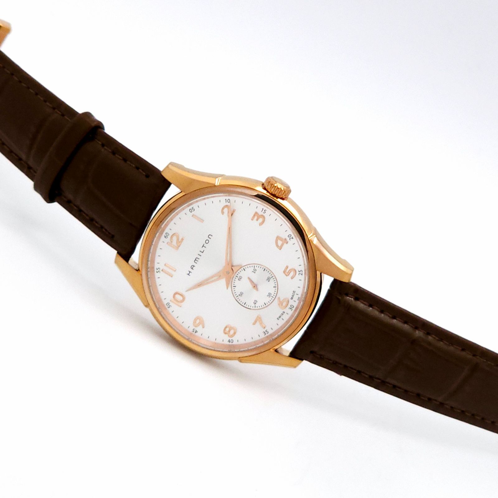 ☆良品 HAMILTON ハミルトン ジャズマスター シンライン H384410 QZ