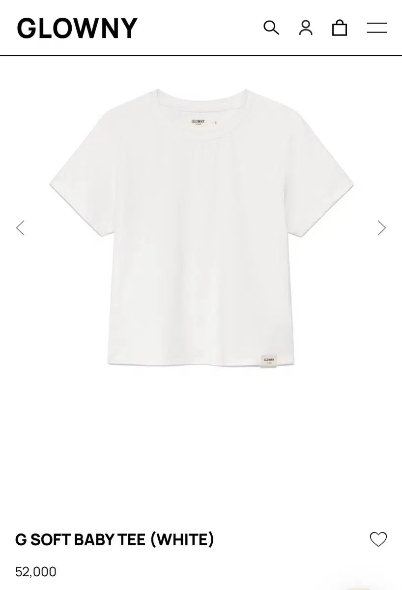 含む G SOFT BABY TEE 出品