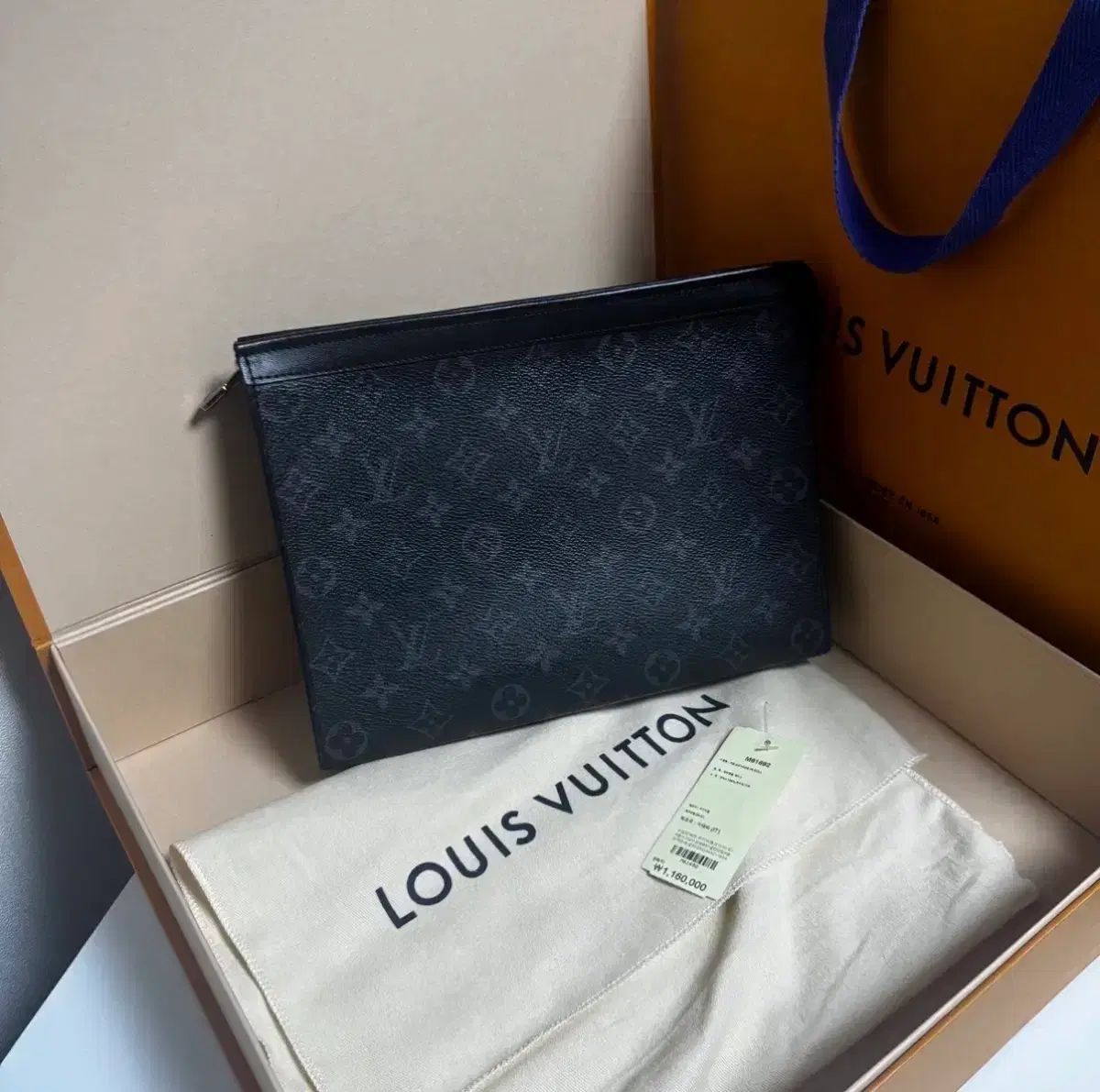 フルセット Louis Vuitton ルイヴィトン エクリプス ポシェット ヴォワヤージュ MM クラッチバッグ