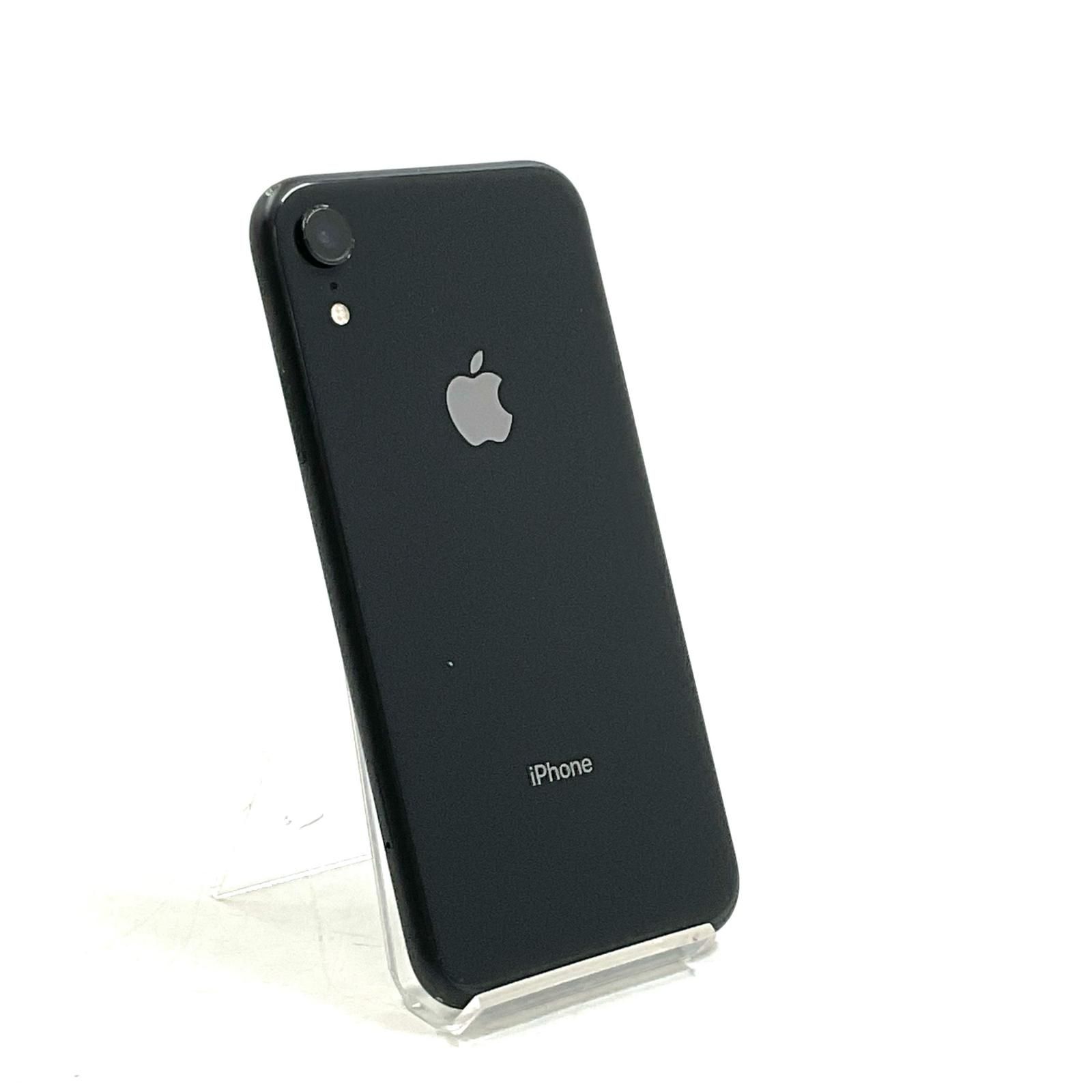 【最速発送】 iPhone XR 64GB ブラック Softbank 白ロム【難有】 79%
