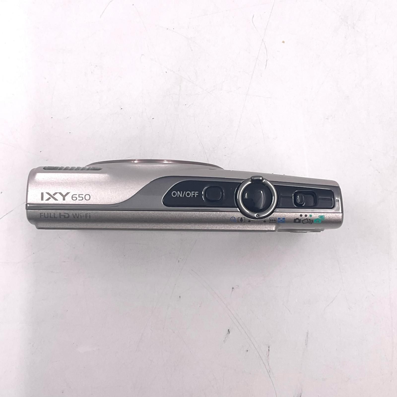 全額返金保証】【最速発送】Canon コンパクトデジタルカメラ IXY 650