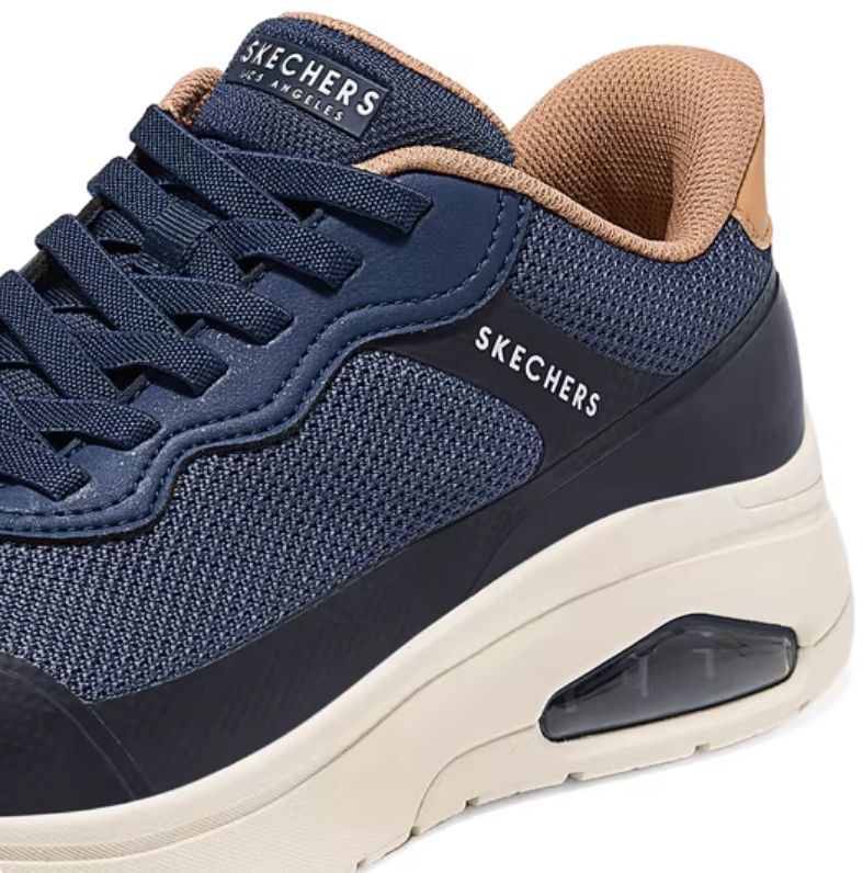 新品 箱あり Skechers スケッチャーズ エアクッション メンズ 幅広 軽量 滑りにくい 疲れない ウォーキングシューズ 50代におすすめ 送料無料 MODERN COMFORT 183313