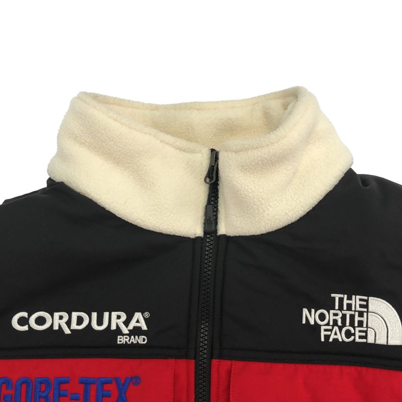 【中古】Supreme×THE NORTH FACE 18AW EXPEDITION FLEECE JACKET アイボリー サイズM シュプリーム ザノースフェイス[17]