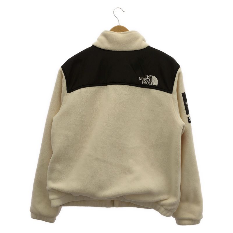 【中古】Supreme×THE NORTH FACE 18AW EXPEDITION FLEECE JACKET アイボリー サイズM シュプリーム ザノースフェイス[17]