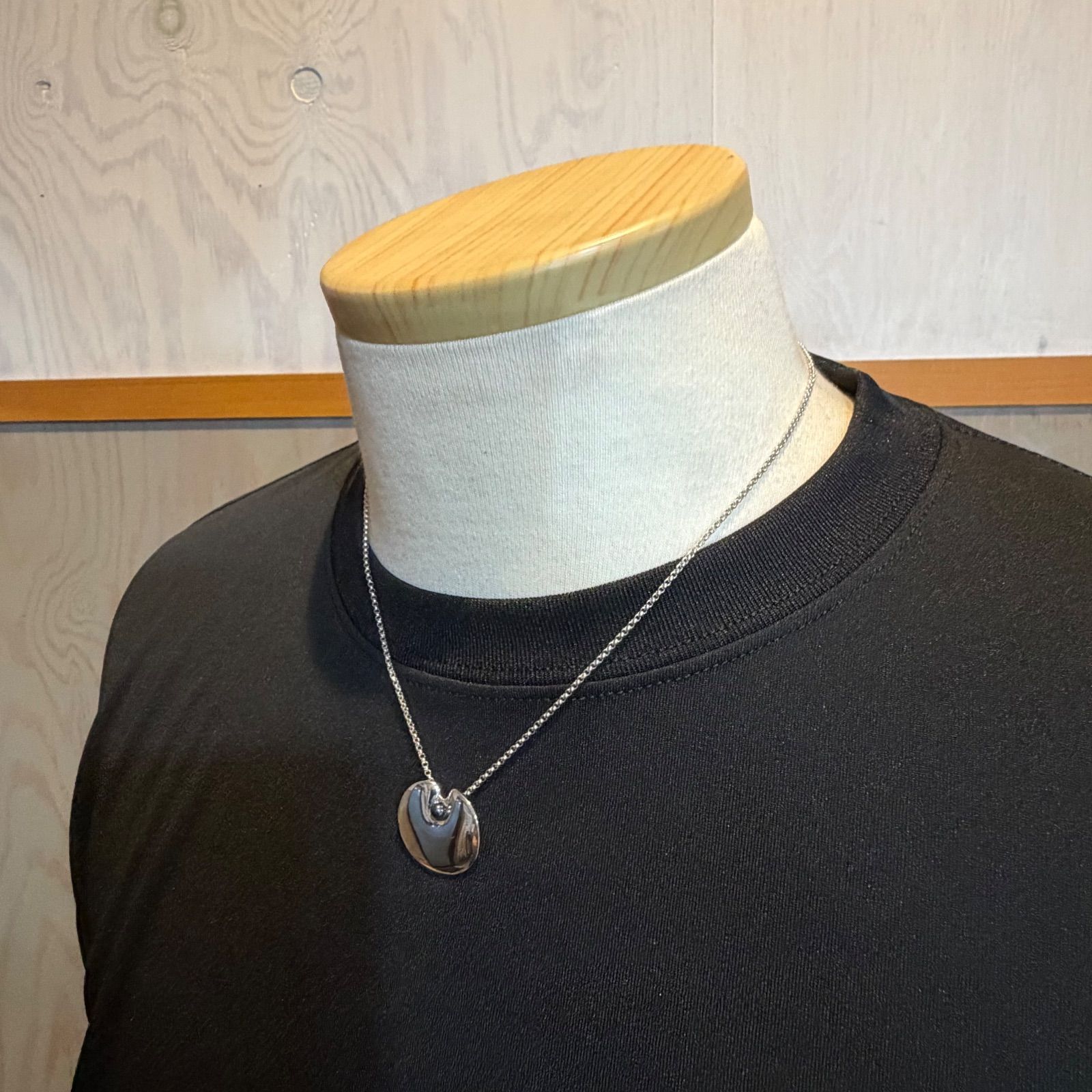 美品 ヘマタイトネックレス 1999年 ジョージジェンセン/GEORG JENSEN 