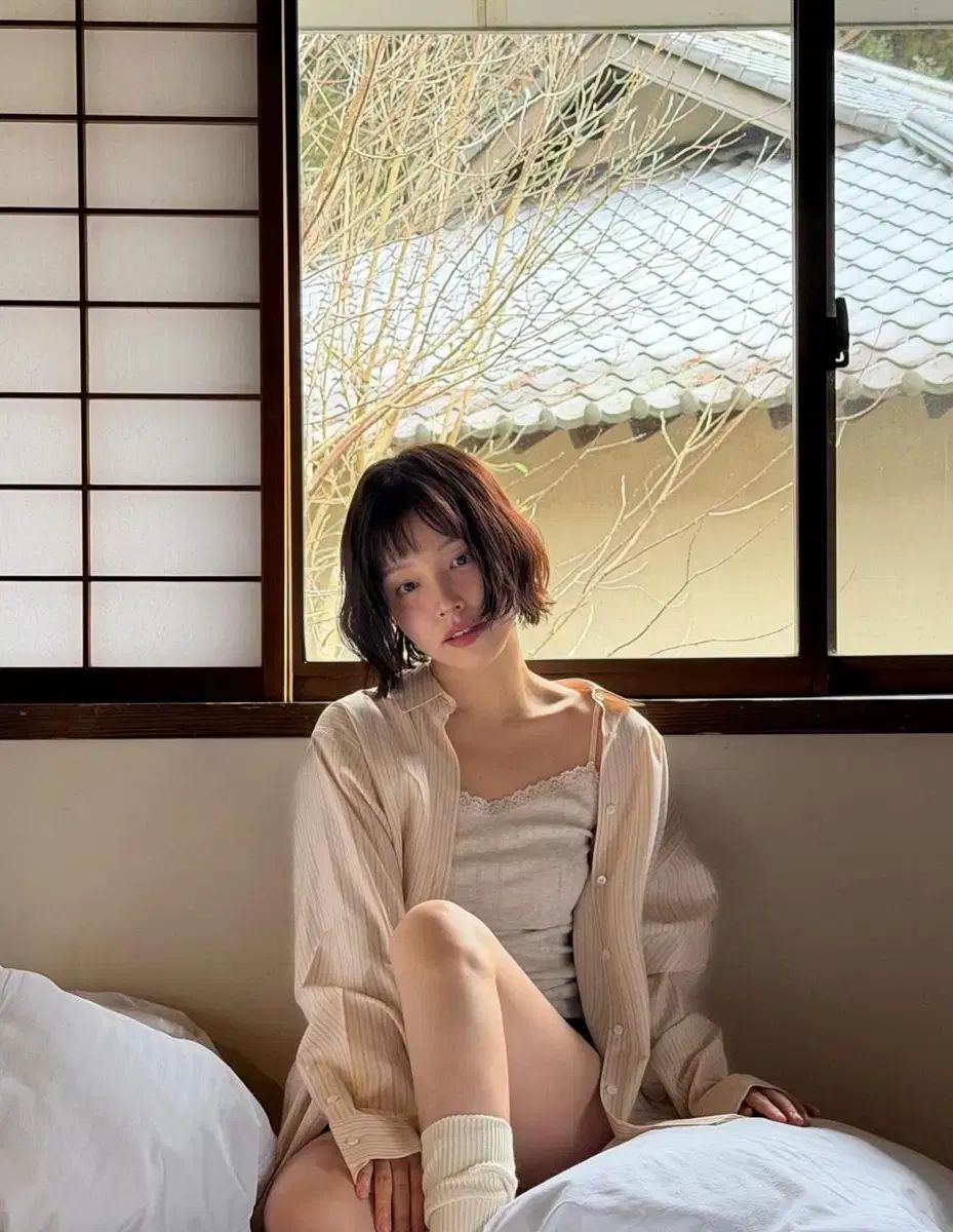OVNEIR Loma lace スリーブレス メランジ