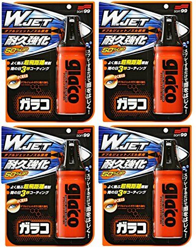 【まとめ買い】SOFT99 (ソフト99) ウィンドウケア ダブルジェットガラコ耐久強化 180ml 04169 [HTRC2.1]×4個送料無料 8242a98a