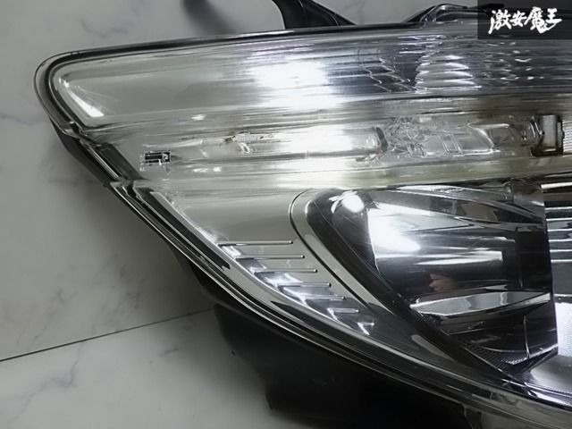 ☆点灯OK☆日産純正 C26 セレナ 後期 ヘッドライト ヘッドランプ LED