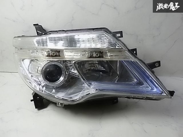 ☆点灯OK☆日産純正 C26 セレナ 後期 ヘッドライト ヘッドランプ LED