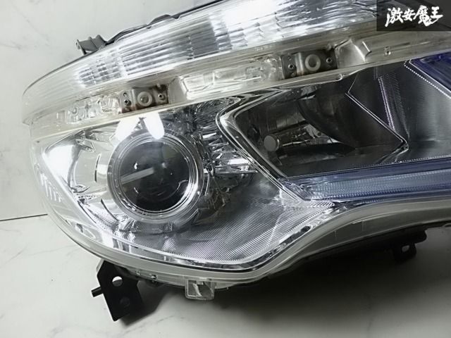 ☆点灯OK☆日産純正 C26 セレナ 後期 ヘッドライト ヘッドランプ LED