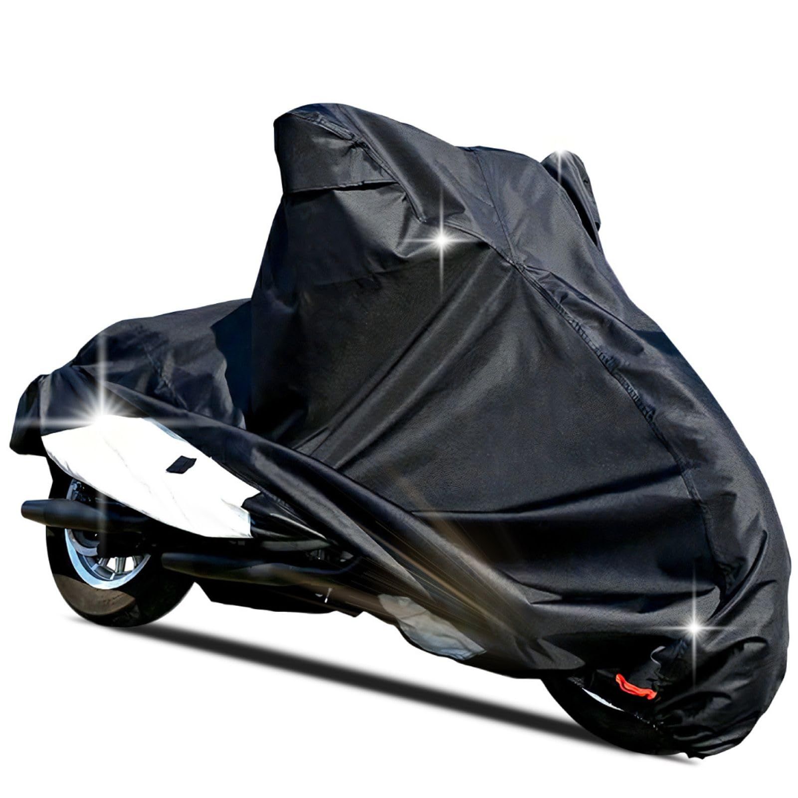 バイクカバー 耐熱 防水 溶けない 超撥水 オックス300D 厚手 丈夫 車体カバー 風飛び防止 蒸れない 盗られない 防犯 収納袋 選べる7サイズ (2L)ts 70e5ee00