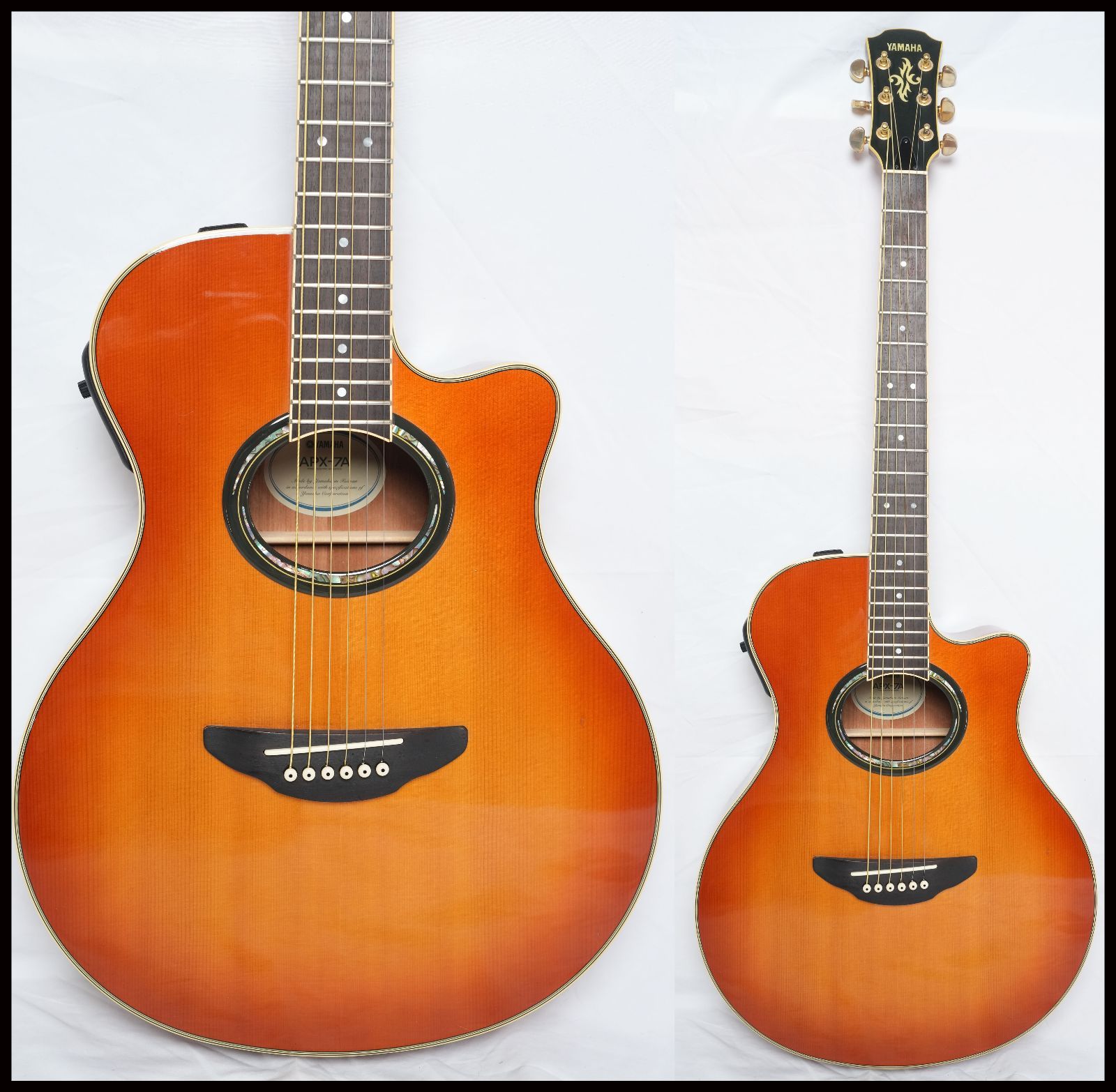 ★YAMAHA APX-7A Amber 美品 コンパクトサイズ エレアコ★