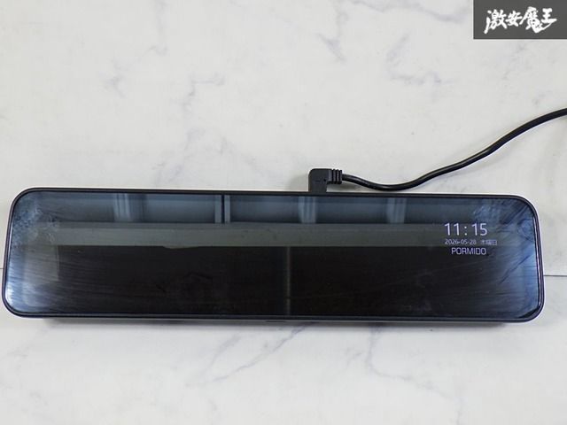 保証付 PORMIDO スマートドライブミラー 12インチ ドライブレコーダー ドラレコ PR998 大型液晶 フロント リア 前後2カメラ GPS 録画 保証付 PORMIDO スマートドライブミラー 12インチ ドライブレコーダー ドラレコ PR998 大型液晶 フロント リア 前後2カメラ GPS 録画
