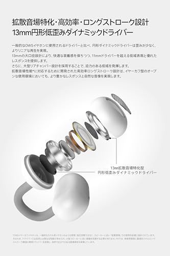 水月雨 Moondrop Pill オープンイヤー型ワイヤレスイヤホン イヤーカフ イヤホン オープンイヤー ワイヤレス Bluetooth 6.0 開放型 耳挟み式 【IPX4防水 / 最大28時間再生 / AIノイズキャンセリング / 1 ccdc9b60 水月雨 Moondrop Pill オープンイヤー型ワイヤレスイヤホン イヤーカフ イヤホン オープンイヤー ワイヤレス Bluetooth 6.0 開放型 耳挟み式 【IPX4防水 / 最大28時間再生 / AIノイズキャンセリング / 1 ccdc9b60