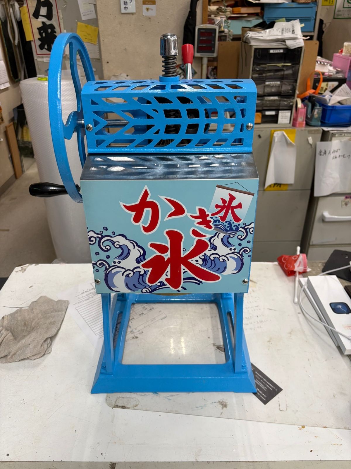 未使用？かき氷機　手動