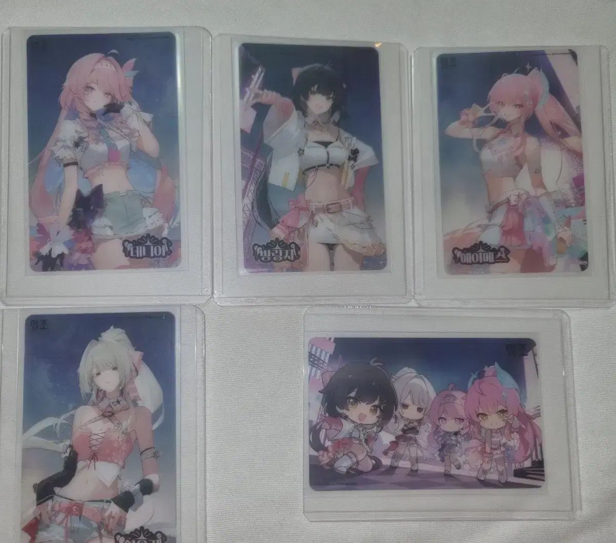 ミョンジョ ディンジョ Festival 限定 クリア PHOTOカード 5種 まとめ売り