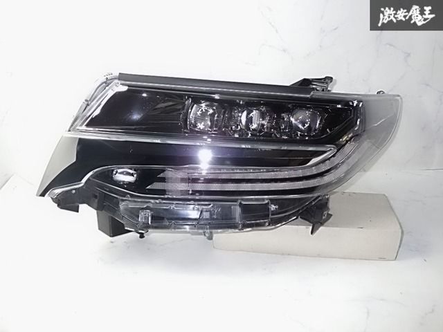 【美品】トヨタ 純正 AGH30W GGH30W 30系 アルファード 後期 3眼 LED ヘッドライト ヘッドランプ 左 左側 助手席側 ICHIKOH 58-91 刻印:ハ