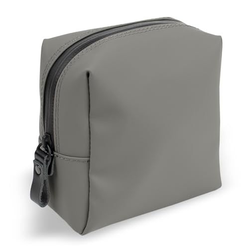 [ aso ] TOFTPOUCH＋ (タフトポーチプラス) 耐水 ガジェット ポーチ 日本製 約110×110×60[mm] ガジェットポーチ 旅行 収納 小物入れ バッグインバッグ (Mサイズ グレー) tf-v219-gr-mas c62d117e
