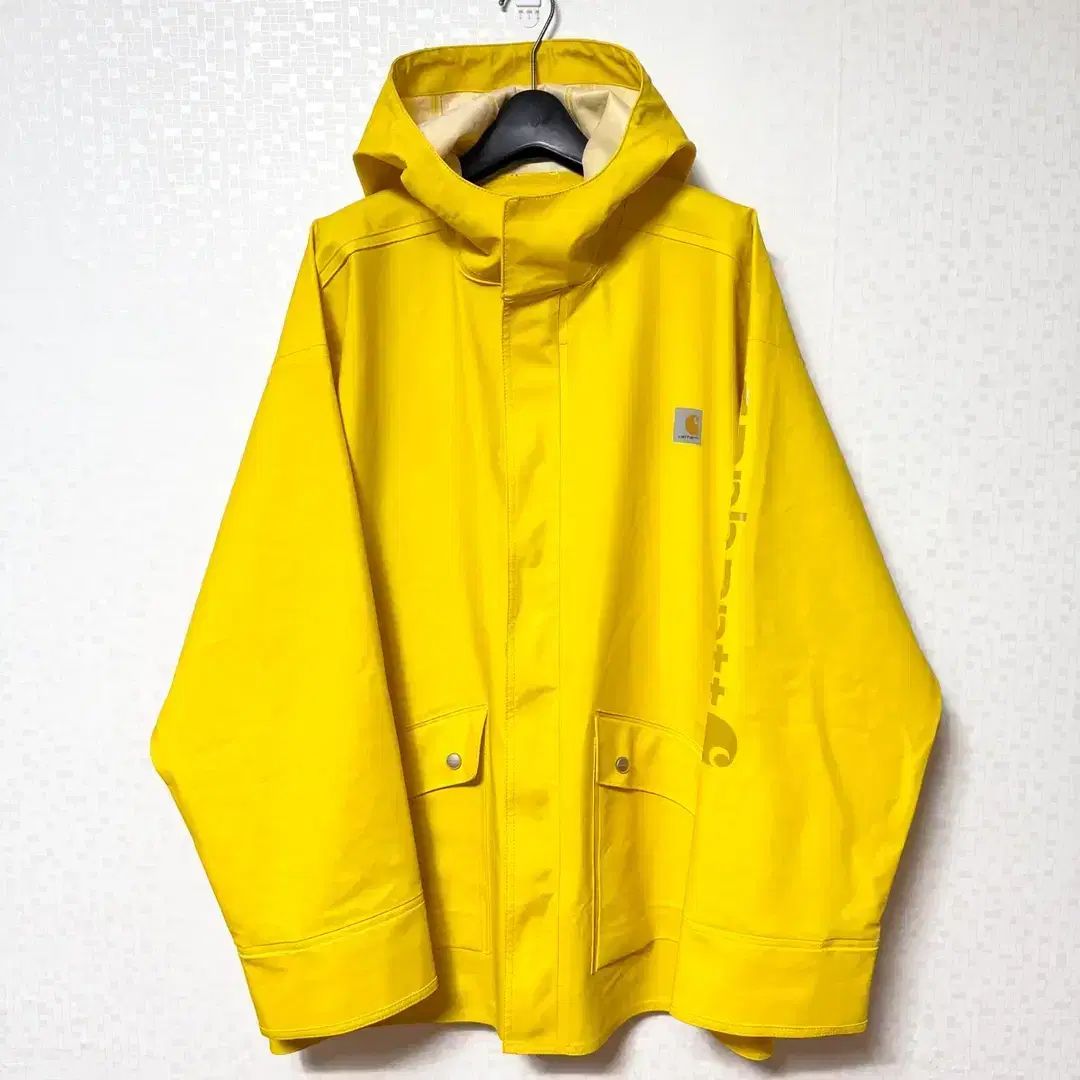 M 95 Carhartt カーハート レインコート ウビ ウィンドブレーカー ジャケット イェロー オーバーサイズ