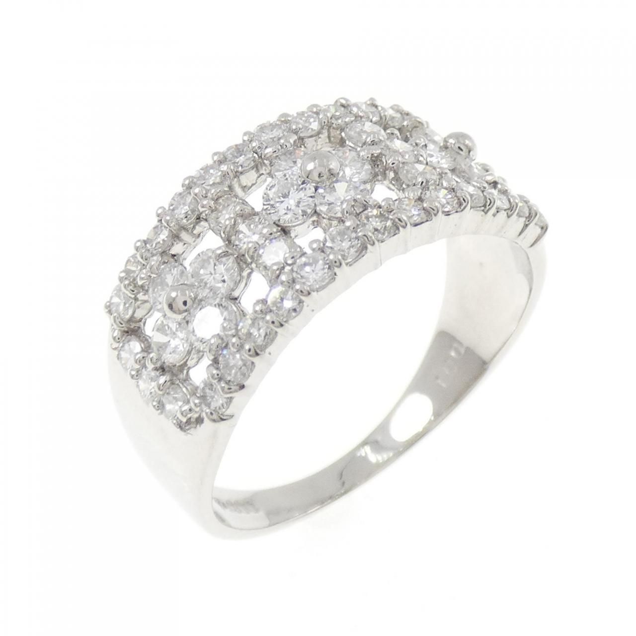 PT900 フラワー ダイヤモンド リング 1.00CT 99,330円