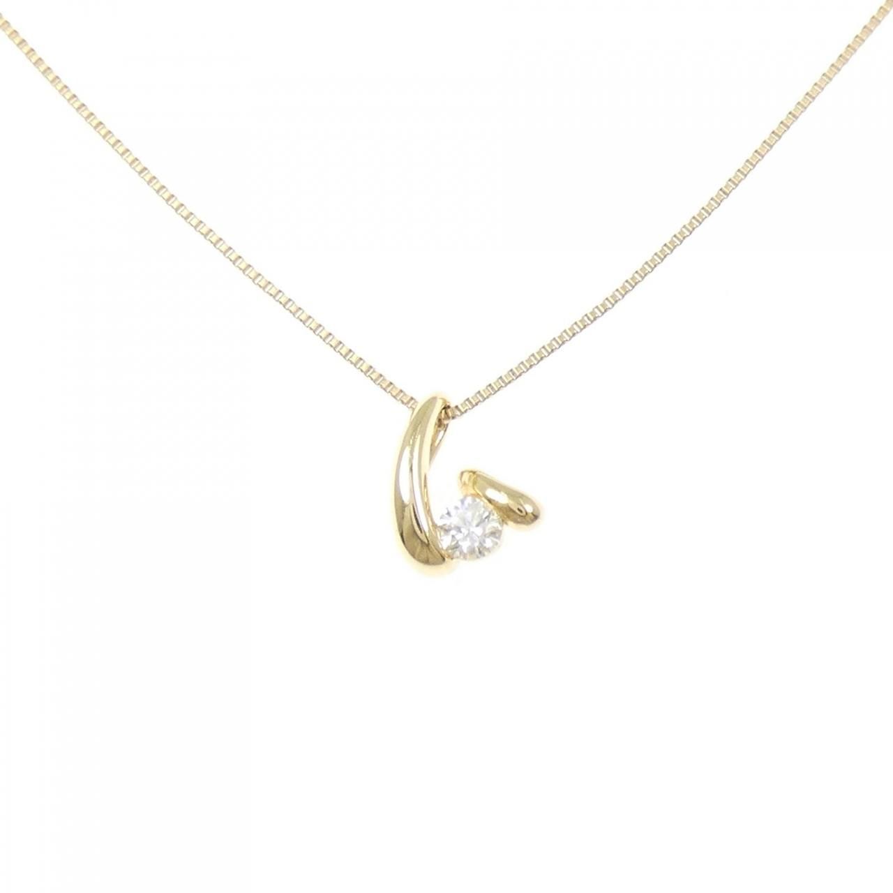 K18YG ダイヤモンド ネックレス 0.12CT 55,330円