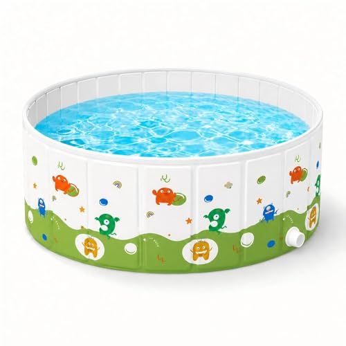 折りたたみプール 空気入れ不要 【直径90cm*高さ45cm】 丸型 簡易プール 排水キャップ付き コンパクト収納 水遊び 暑さ対策 家庭用 庭 ベランダ アウトドアt 0c98437f