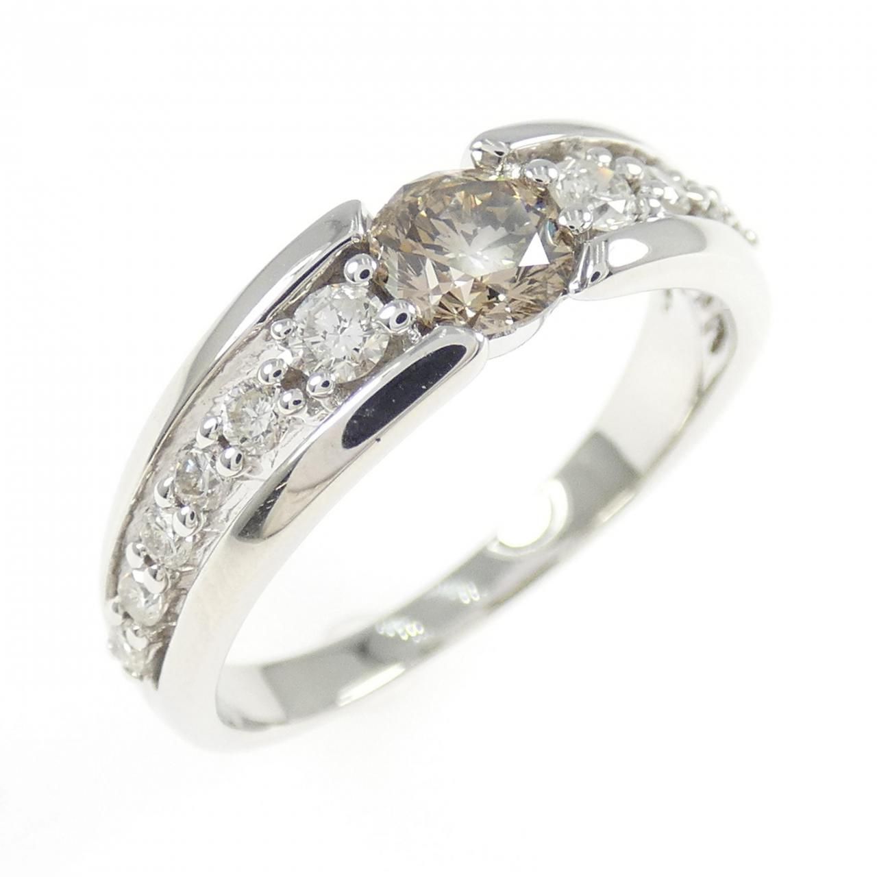 K18WG ダイヤモンド リング 0.45CT