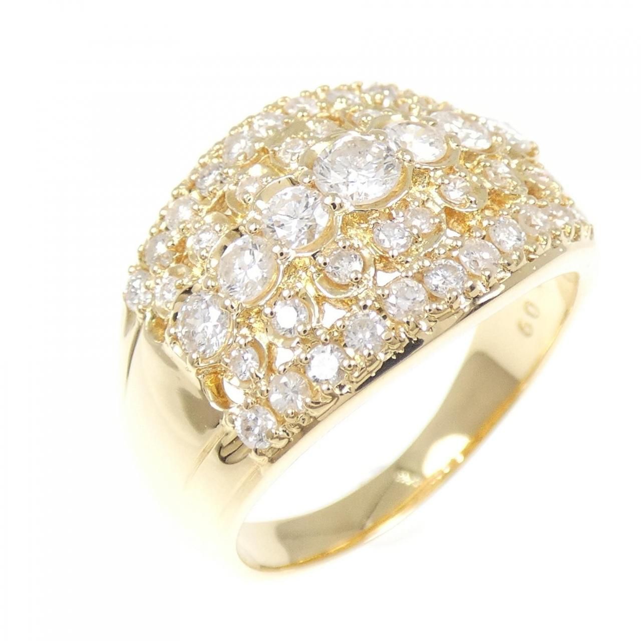 K18YG ダイヤモンド リング 1.09CT